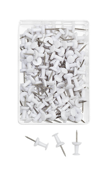 Wedo 54 200 White 100pc(s) stationery pin/tack