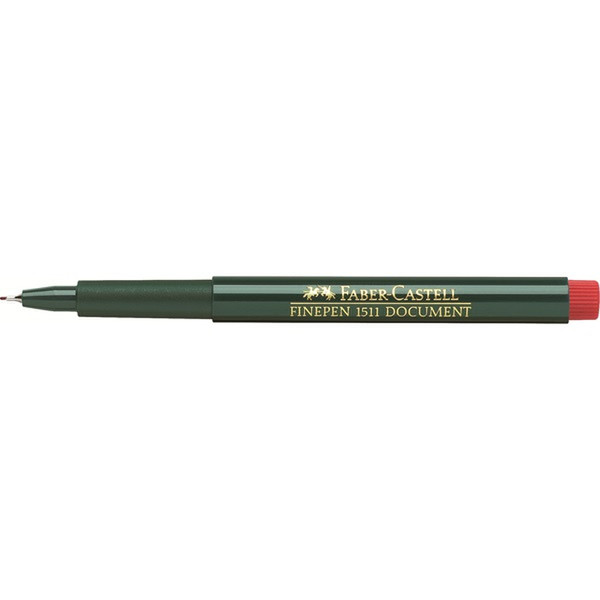 Faber-Castell 151121 Красный 1шт капиллярная ручка