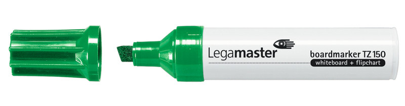 Legamaster TZ 150 Скошенный наконечник Зеленый 10шт маркер