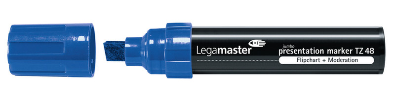 Legamaster JUMBO TZ 48 Chisel tip Blue 10pc(s) marker