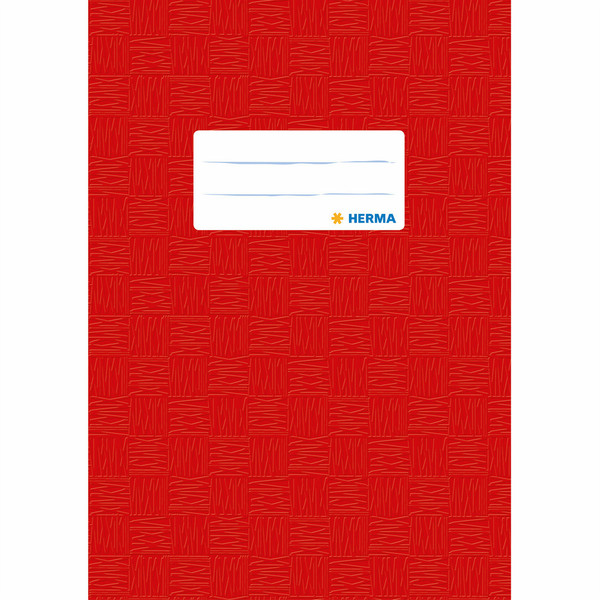 HERMA Exercise book cover PP A5 red opaque magazine/book cover