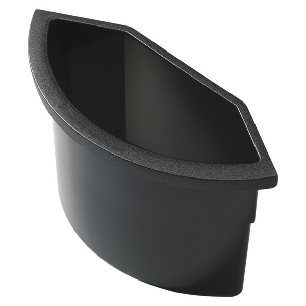 Helit H61074 2L Plastic Black waste basket