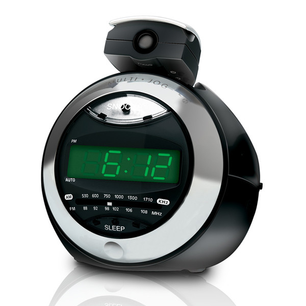 Coby Alarm Clock Radio Clock Digital Black