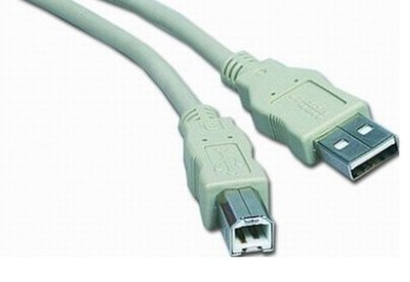 Gembird CCB-USB2-AMBM-10 3m USB A USB B Beige USB Kabel