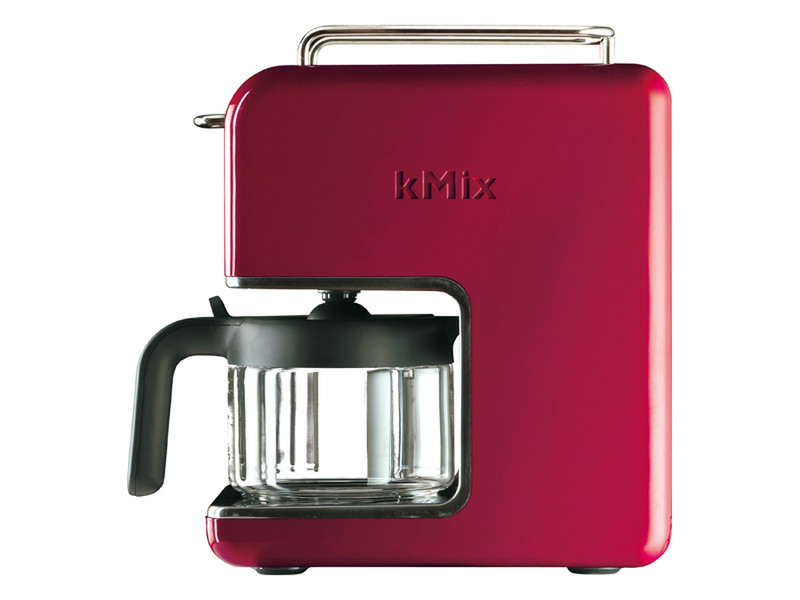 Kenwood Electronics CM 031 kMix Drip coffee maker 0.75L 6cups Red,Stainless steel