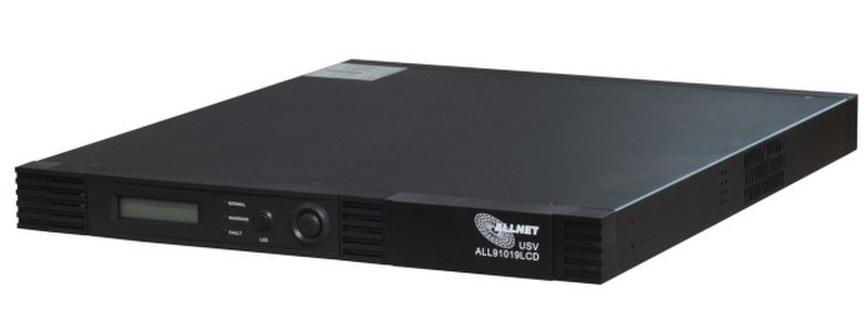 ALLNET ALL91509LCD Line-Interactive 1500VA 5AC outlet(s) Rackmount Black uninterruptible power supply (UPS)