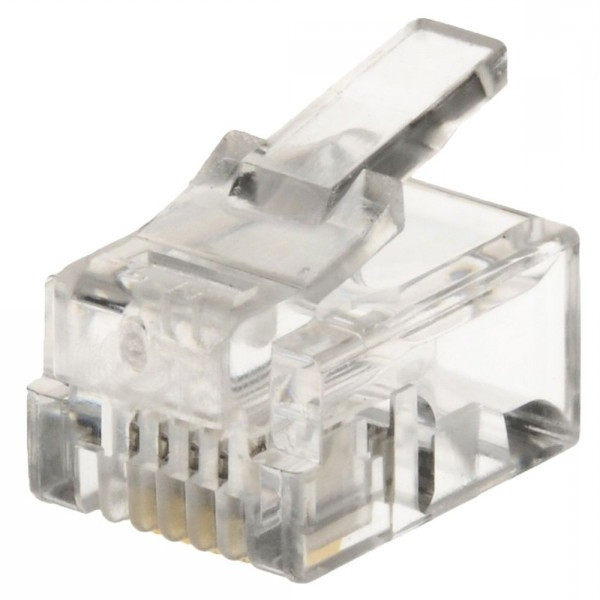 Helos 014169 RJ11 Transparent wire connector