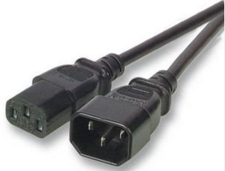 GR-Kabel BC-214 1m C13 coupler C14 coupler Black power cable