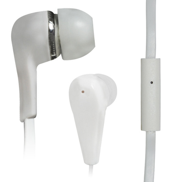 Vakoss SK-219EW Binaural im Ohr Weiß Mobiles Headset