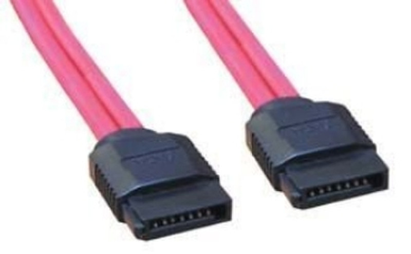 GR-Kabel SATA 7-pin - SATA 7-pin 1m M/M 1м SATA 7-pin SATA 7-pin Черный, Красный кабель SATA