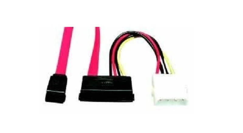 GR-Kabel BC-446 0.5м SATA SATA 7-pin + 4-pin Molex кабель SATA