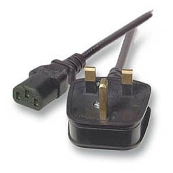 GR-Kabel NC-201 2м BS 1363/A C13 coupler Черный кабель питания