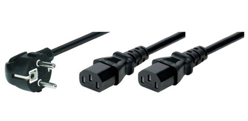 Tecline 35099 1.8m Black power cable