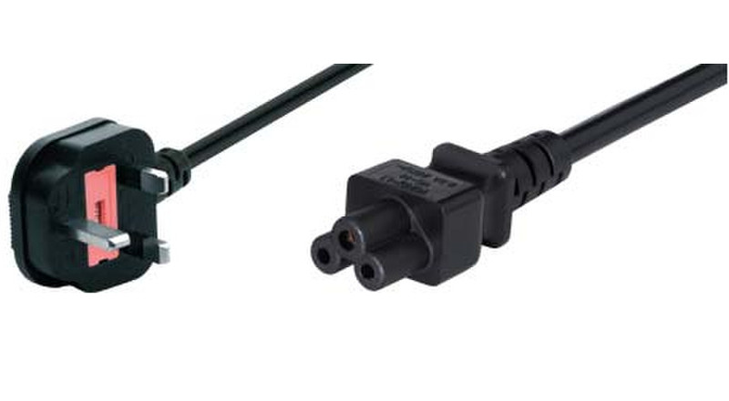Tecline 35902GB 1.8м C5 coupler Черный кабель питания