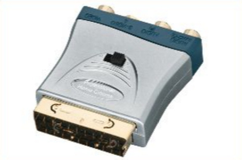 Tecline 49964600H Composite + S-Video Scart Оливковый, Загар кабельный разъем/переходник