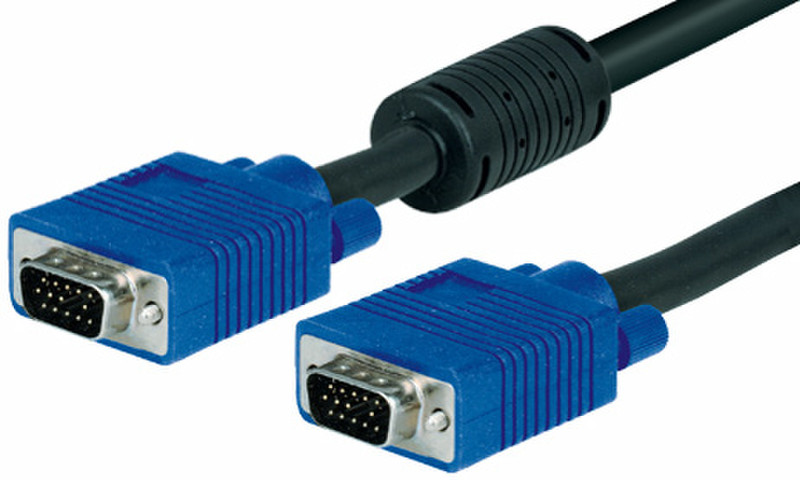 Tecline 38115M 15m VGA (D-Sub) VGA (D-Sub) Black,Blue