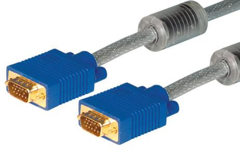 Tecline S-VGA/D-Sub 7m 7m VGA (D-Sub) VGA (D-Sub) Blau, Grau