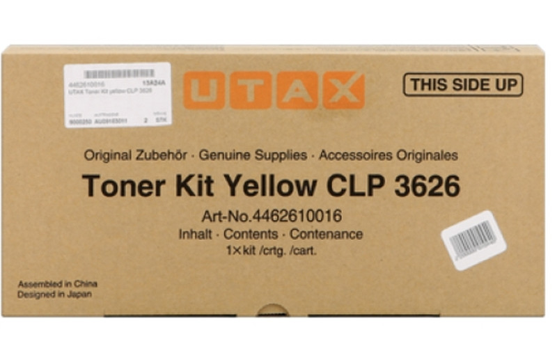 Triumph-Adler 4462610016 10000pages Yellow laser toner & cartridge