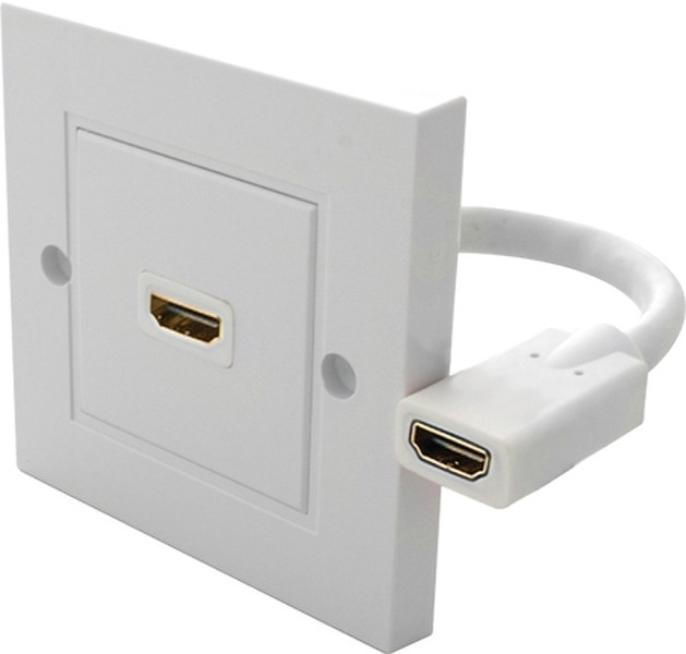 Tecline 17000397 HDMI White socket-outlet