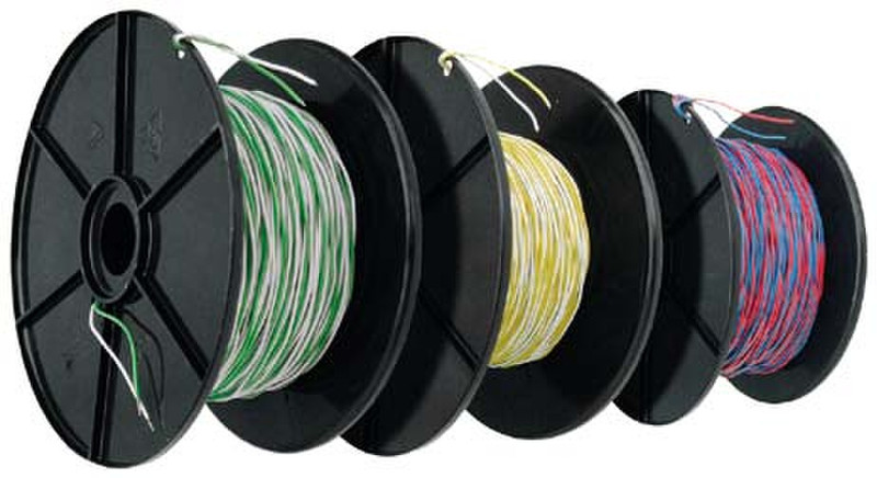 Tecline YV Jumper 1000000мм Зеленый, Белый electrical wire