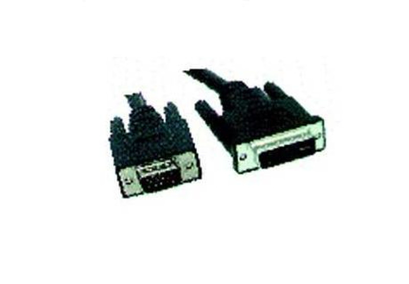 GR-Kabel NC-417.3 3м DVI VGA (D-Sub) Черный адаптер для видео кабеля