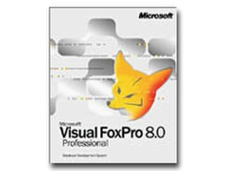 Microsoft MS Visual FoxPro Pro 8.0 Windows32 EN CD