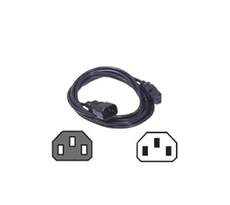 DELL 450-17071 2m C13 coupler C14 coupler Black power cable