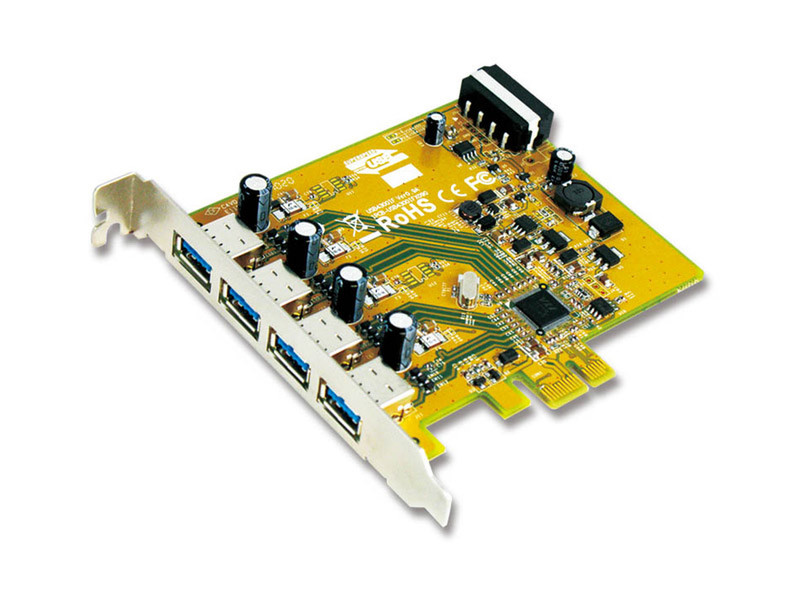 Sunix USB4300 Eingebaut USB 3.0 Schnittstellenkarte/Adapter