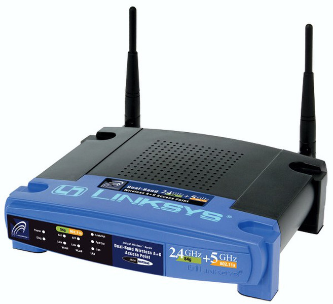 Linksys Dual-Band Wireless A+G Access Point 54Mbit/s WLAN access point