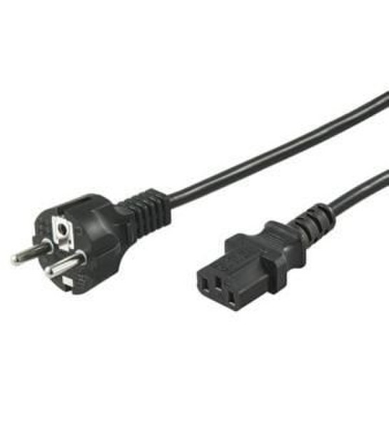 GR-Kabel CEE7/7/C13, 2 m 2м CEE7/7 Schuko Разъем C12 Черный кабель питания