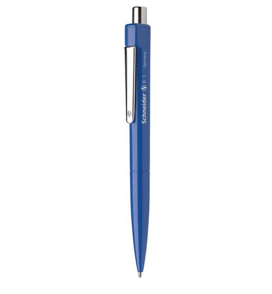 Schneider K 1 Clip-on retractable ballpoint pen Blau 20Stück(e)