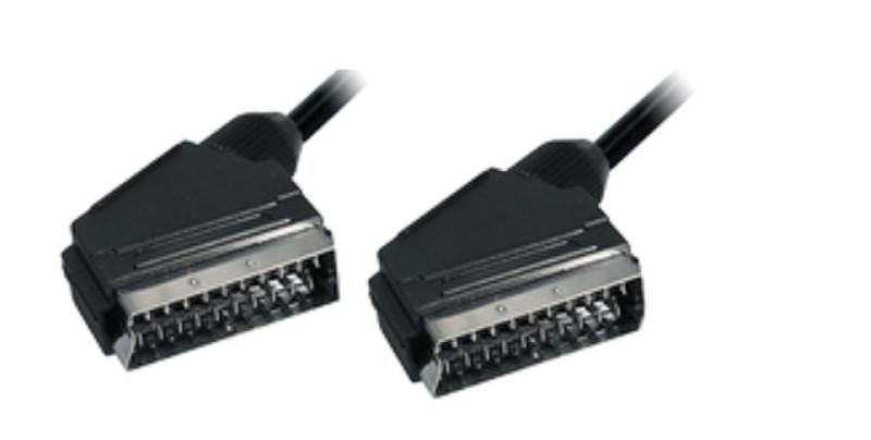 Transmedia VC3 1.5м SCART (21-pin) SCART (21-pin) Черный SCART кабель