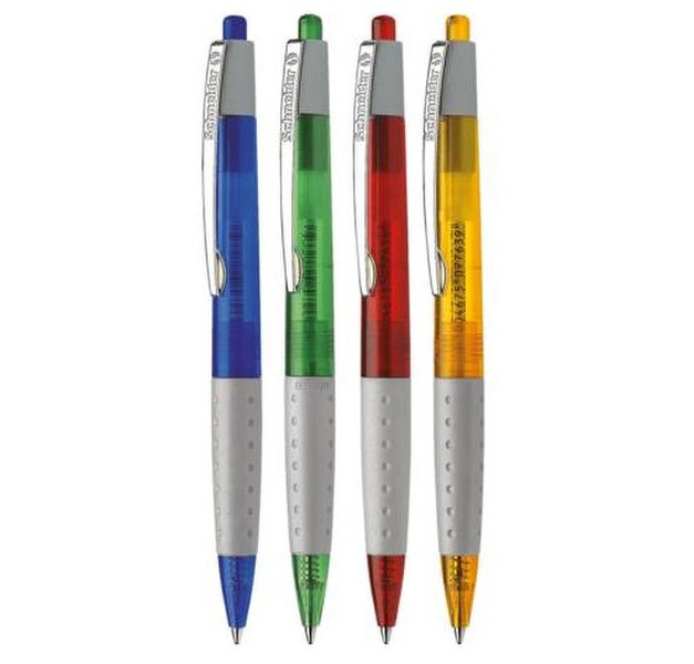 Schneider Loox Clip-on retractable ballpoint pen Medium Blau 20Stück(e)