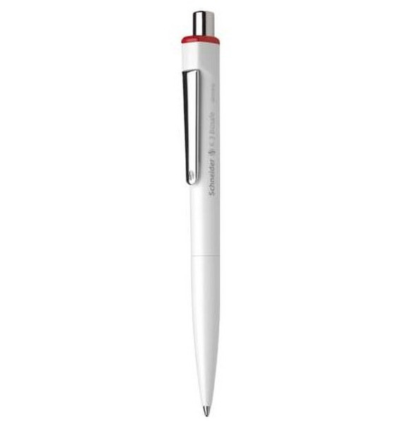 Schneider K 3 Biosafe Clip-on retractable ballpoint pen Rot 10Stück(e)