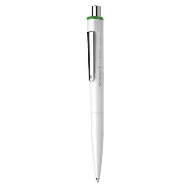 Schneider K 3 Biosafe Clip-on retractable ballpoint pen Grün 10Stück(e)