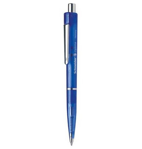 Schneider Optima Clip-on retractable ballpoint pen Medium Blue 10pc(s)