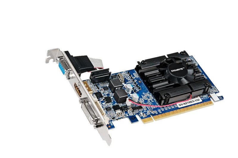 Gigabyte GV-N210D3-1GI (rev. 3.0) GeForce 210 1GB GDDR3