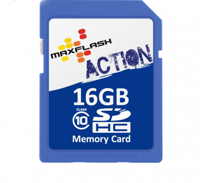 Memory Solution Maxflash Action 16ГБ SDHC Class 10 карта памяти