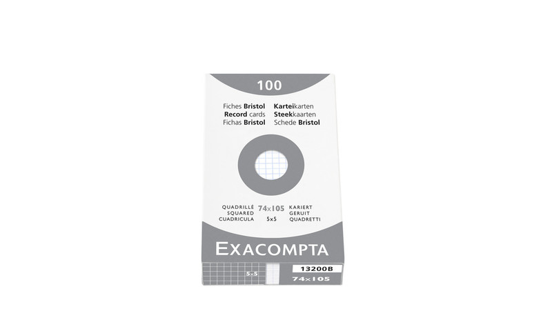 Exacompta 13200B White 1pc(s) index card