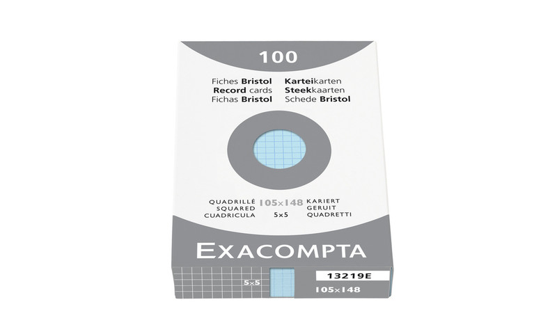 Exacompta 13219E Blue 1pc(s) index card