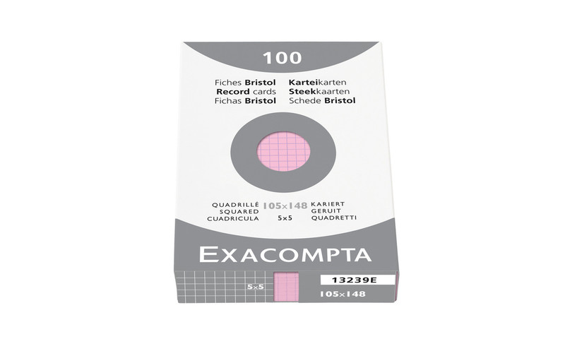 Exacompta 13230B Pink 1pc(s) index card