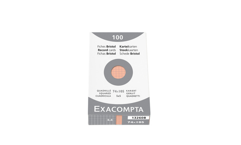 Exacompta 13260B Orange 1pc(s) index card