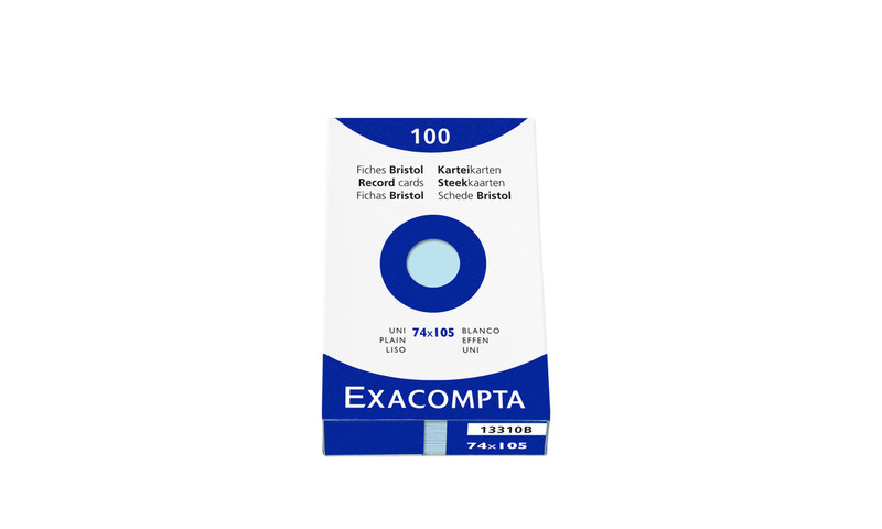Exacompta 13310B Blue 1pc(s) index card