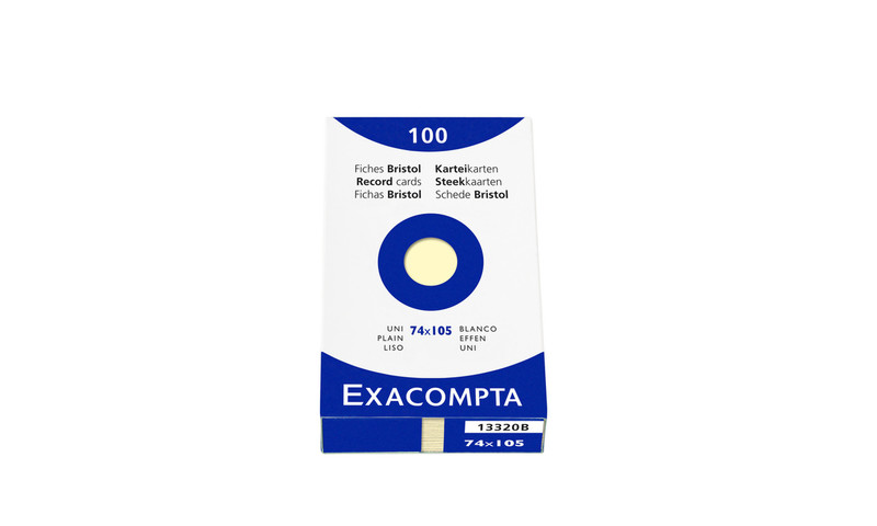 Exacompta 13320B Yellow 1pc(s) index card