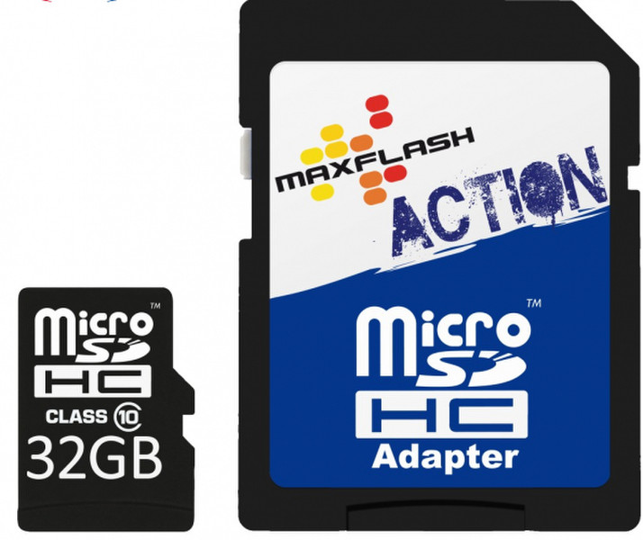 Memory Solution SD32GTFCL10M-R 32ГБ MicroSDHC Class 10 карта памяти