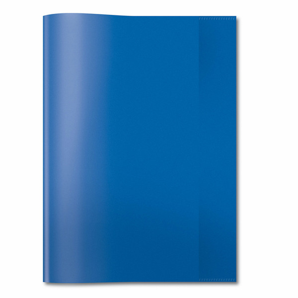 HERMA Exercise book cover PP A4 transparent/dark blue magazine/book cover