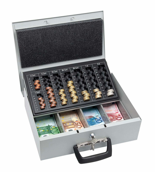 Wedo 150 100837 Steel Silver cash box tray