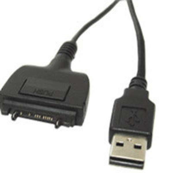 C2G 5ft USB Hot Sync Cable for Palm M500 Черный дата-кабель мобильных телефонов