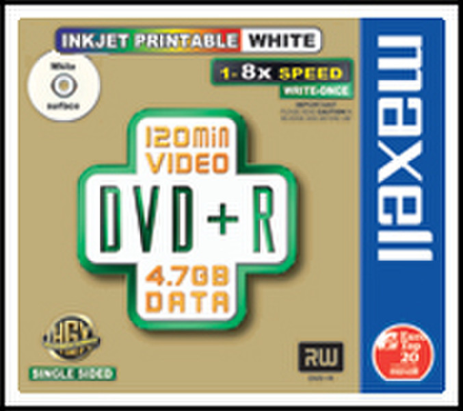 Maxell DVD+R Printable 4.7GB 5Stück(e)