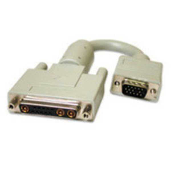 C2G 13W3F to HD15M Javastation Monitor Adapter Cable 0.20м VGA (D-Sub)